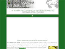 Tablet Screenshot of mundoreciclaje.com